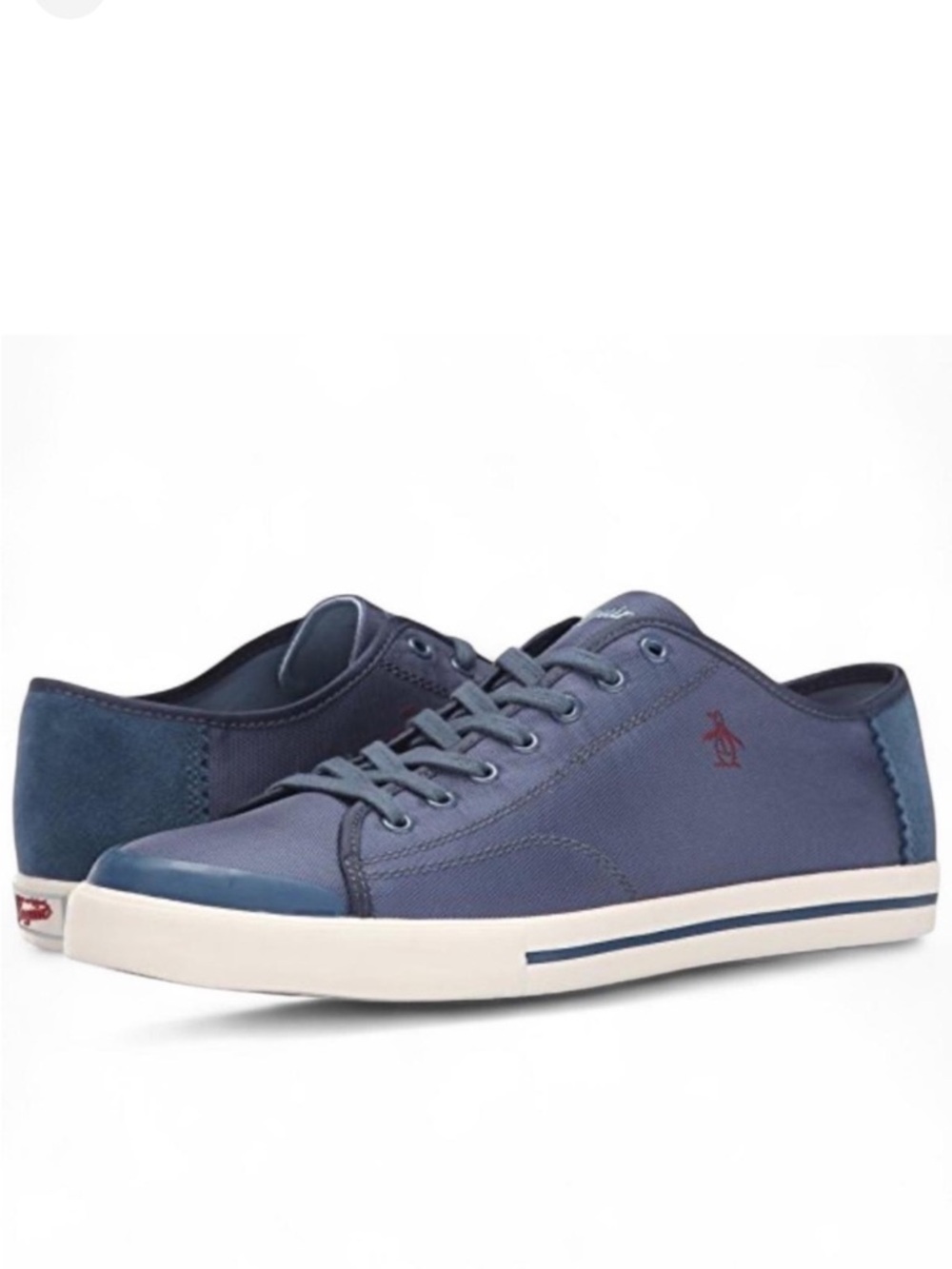 Original Penguin Blue Canvas Sneakers